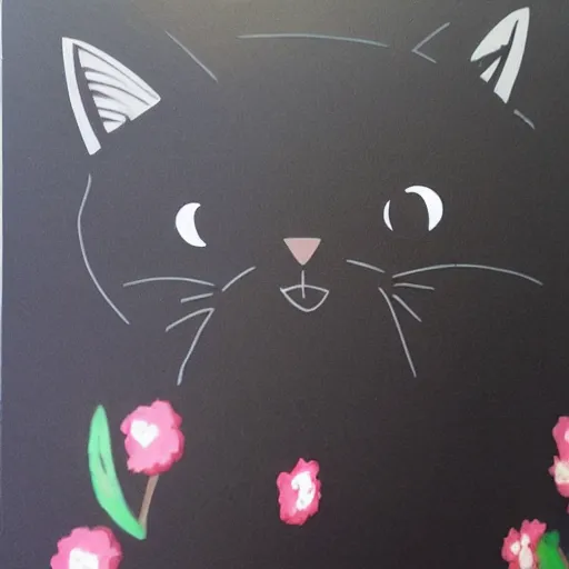 Prompt: a cute black cat by Studio Ghibli