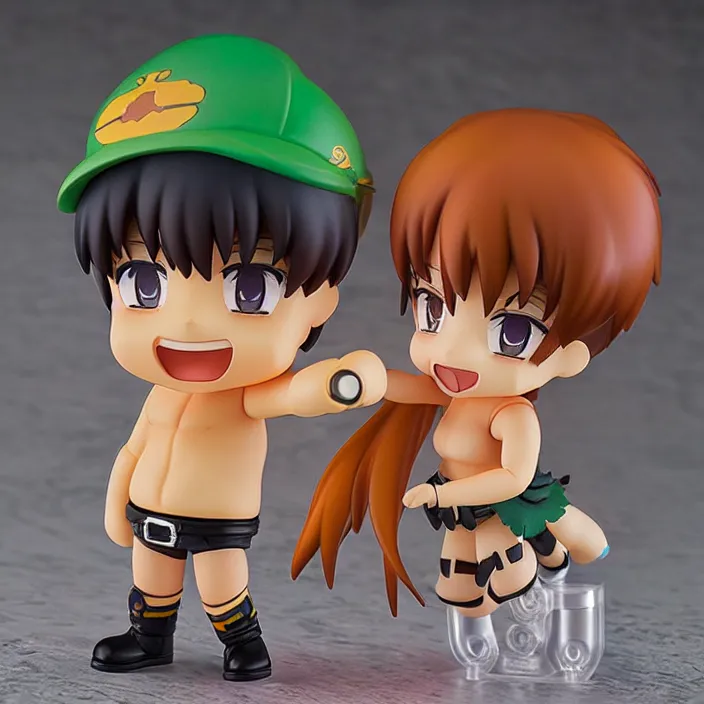 Image similar to fred f ’ instones, an anime nendoroid of fred flinstones, figurine, detailed product photo