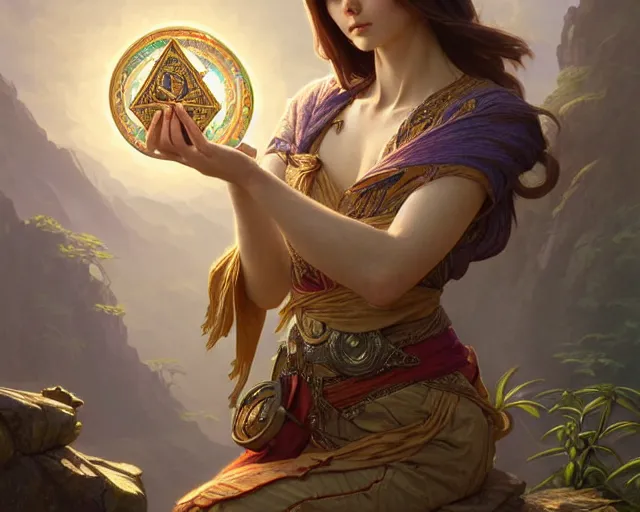 Prompt: a puzzled goose trying to find inner peace, deep focus, d & d, fantasy, intricate, elegant, highly detailed, digital painting, artstation, concept art, matte, sharp focus, illustration, hearthstone, art by artgerm and greg rutkowski and alphonse mucha