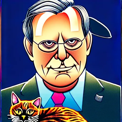 Image similar to junkyard cat donald rumsfeld