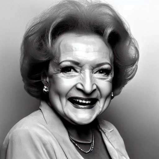 Image similar to betty white as an alien photography by david yarrow