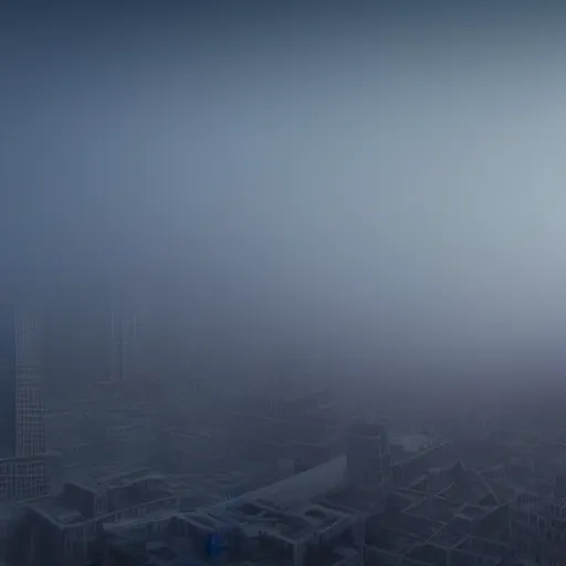 Prompt: Highly detailed Photograph of a colossal human skeleton, looming over a city, hyperrealistic, volumetric fog, 8k resolution