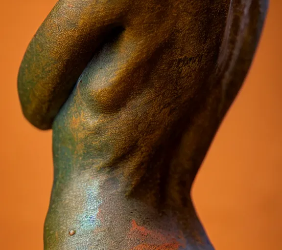 Image similar to detailed photo of old bronze patina statue of most beautiful woman, full body view, various poses, photorealism, intricate detail, museum diffuse lighting