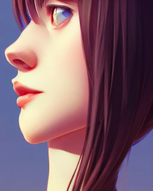 Image similar to full very close up neck shot of a beautiful skinny choir girl, in tshirt with sewing needle pointing at neck, by saruei and guweiz and ilya kuvshinov, digital art, highly detailed, intricate, sharp focus, trending on artstation hq, deviantart, pinterest, unreal engine 5, 4 k uhd image