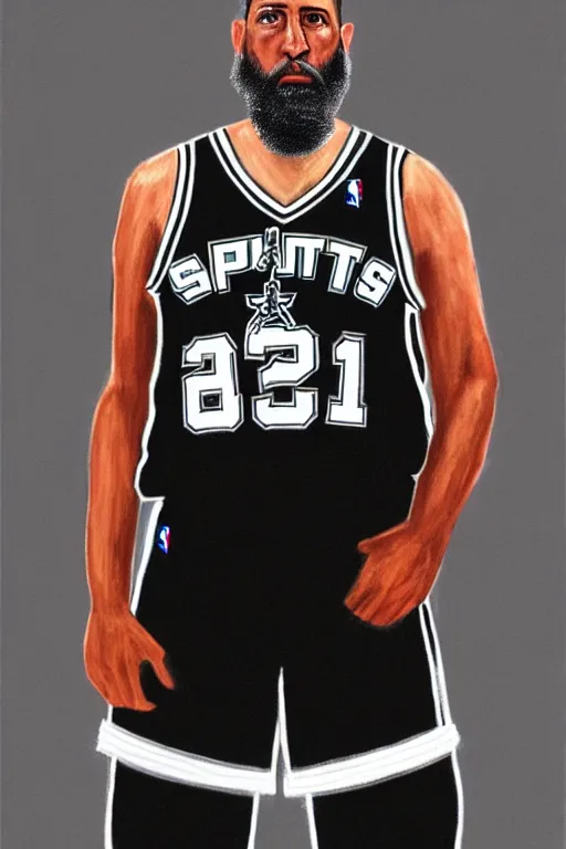 Image similar to full body portrait of the dictator of the san antonio spurs, 1 8 8 9, in full military garb, silver, black, white, greg popovich, oil on canvas by william sidney mount, trending on artstation