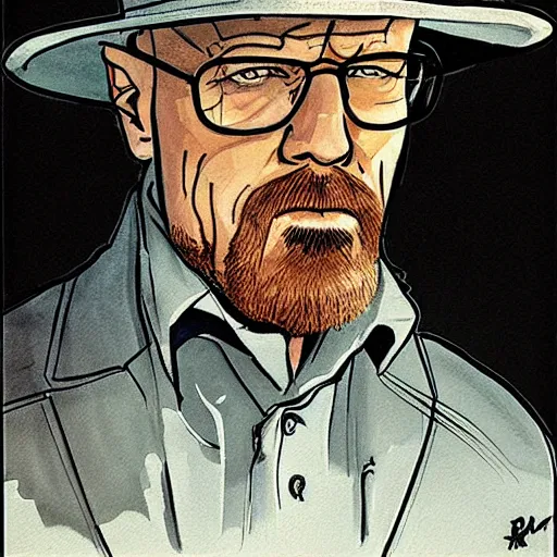 Prompt: heisenberg by rafael albuquerque