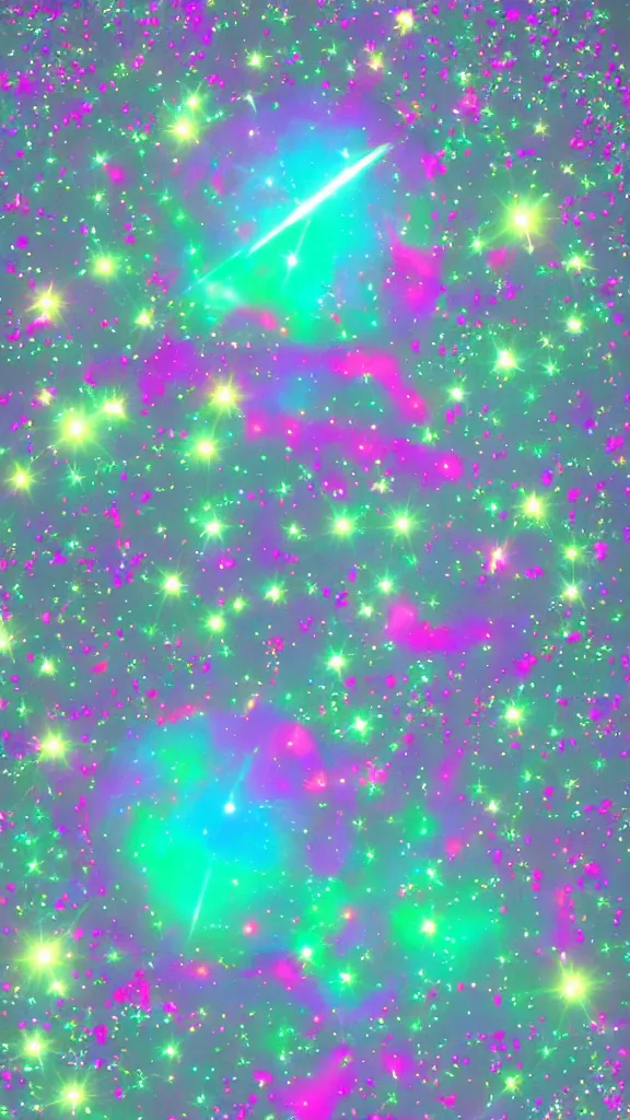 Image similar to popworld 3 d y 2 k the cosmos and sparkles, seapunk