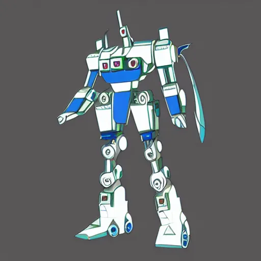 Image similar to mecha with flat head