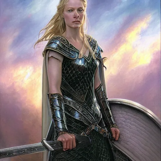 beautiful warrior shieldmaiden Eowyn of Rohan by Mark