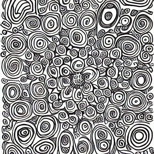 Image similar to psychedelic doodles