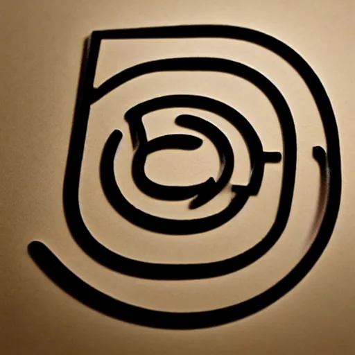 Image similar to 3d printer logo by Paul Rand