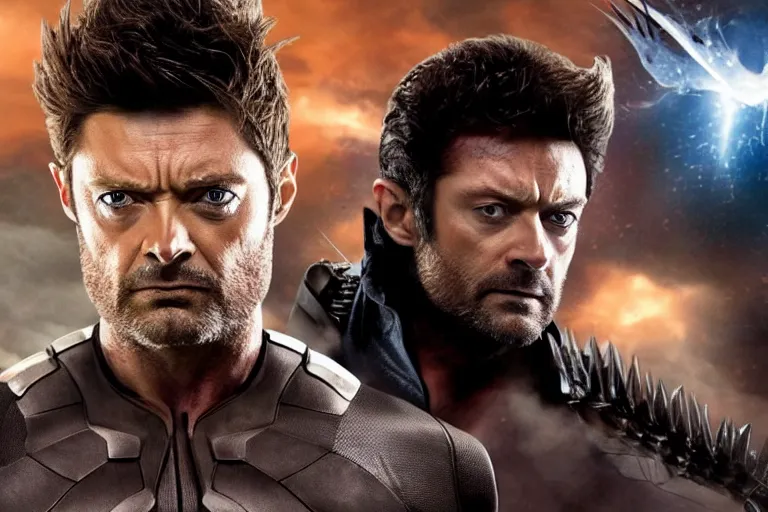 Image similar to film still of Karl Urban as wolverine in new X-men movie, 4k