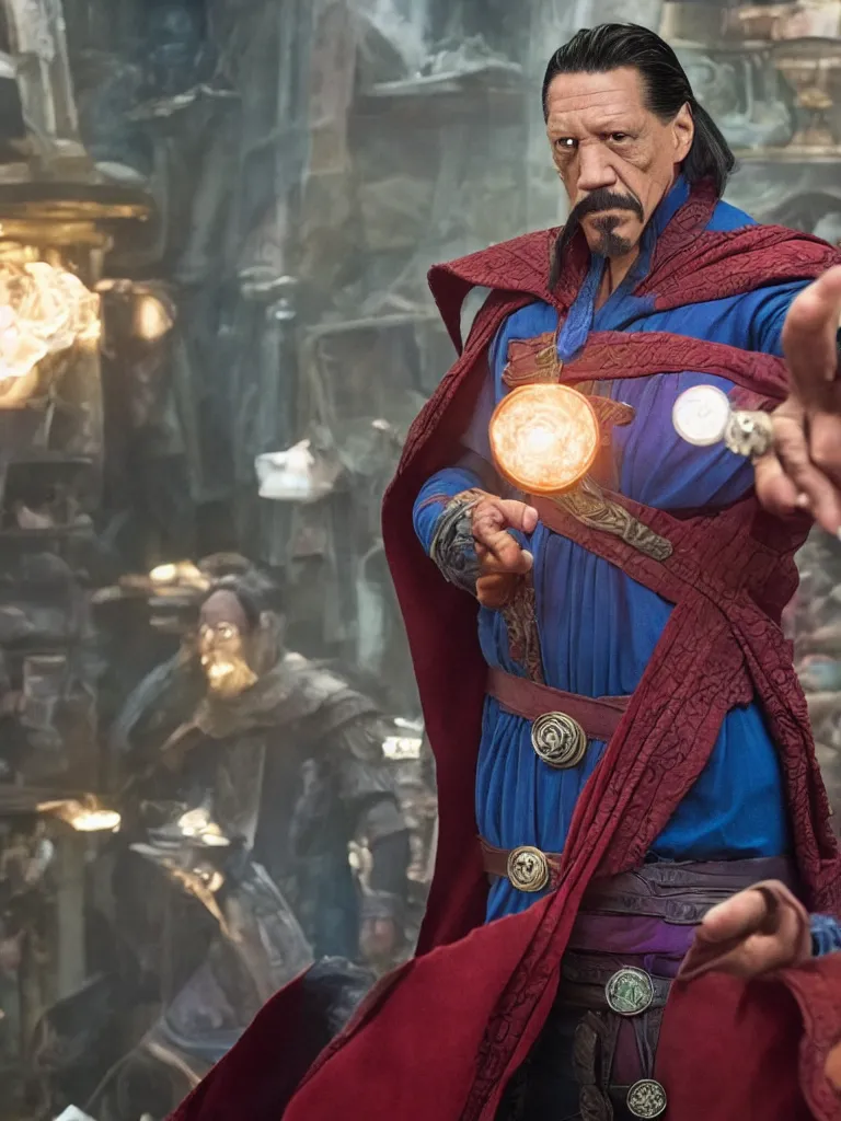 Prompt: Danny Trejo as Doctor Strange