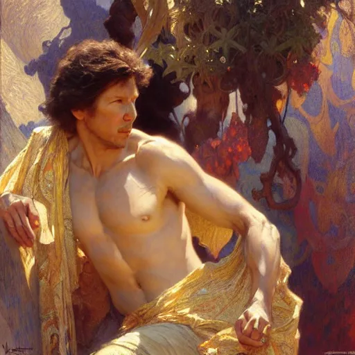 Image similar to neil breen highly detailed painting by gaston bussiere, craig mullins, j. c. leyendecker, alphonse mucha 8 k