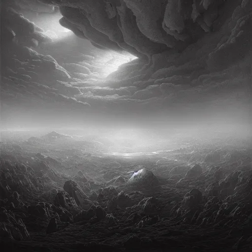 Prompt: a nightfall over a fantastical san francisco bay area, fantastical, transcendent, clean linework, dramatic, unexpected, surprising, epic light scene, spectacular, finely detailed, award winning, 4 k, trending on artstation, photorealistic, volumetric lighting, octane render uhd artwork by gustave dore, by michelangelo, by beksinski