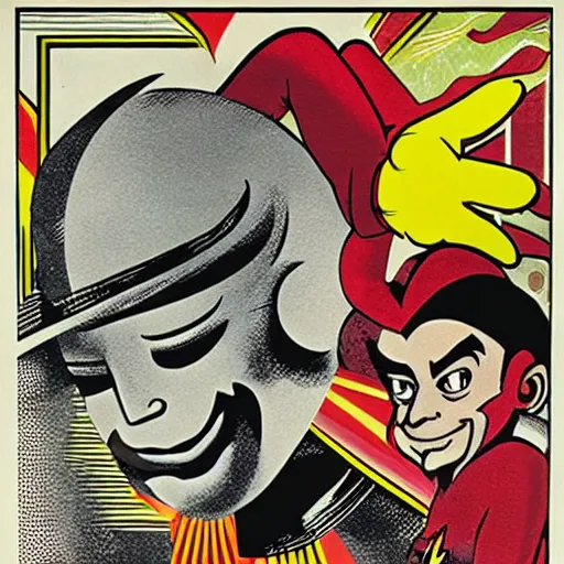 Image similar to Portrait of the Flash by Shepard Fairey and Maurice Sendak and Dr Seuss