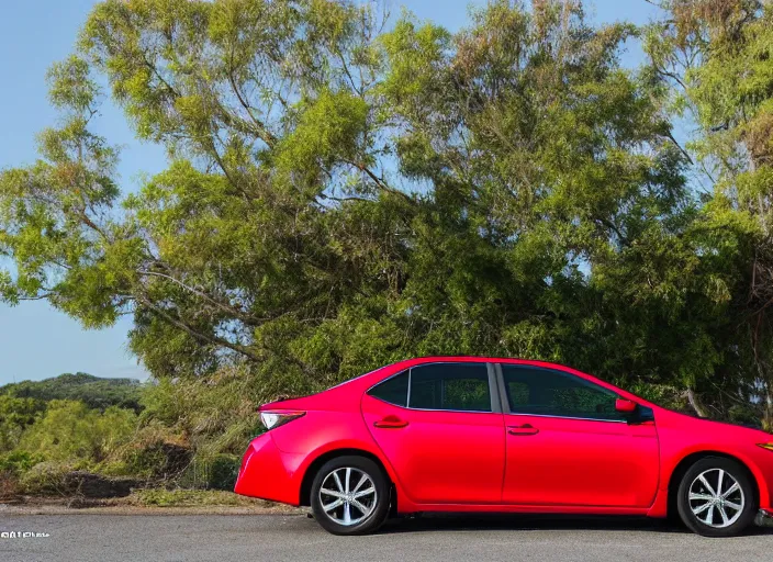 Prompt: photo still of a toyota corolla with full wing doors, 8 k, 5 2 mm f 1 2