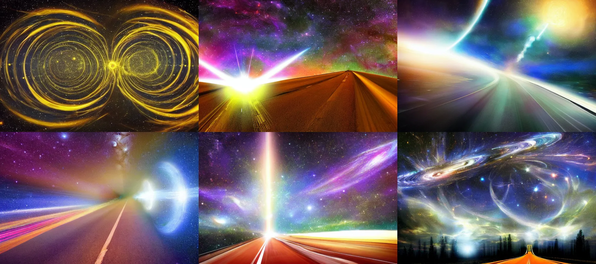 Image similar to travelling at the speed of the light through the universe