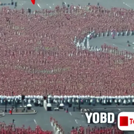 Image similar to reacts to Tiananmen Square, YouTube thumbnail