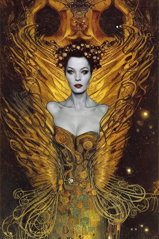 Prompt: character art the contra bill rizer, by karol bak, jean deville, gustav klimt, and vincent van gogh, trickster, enigma, destiny, poe's angel, surreality, inspiration, muse, otherworldly, fractal structures, arcane, ornate gilded medival icon, spirals