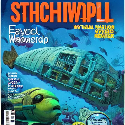 Image similar to Underwater Shipwreck of the Magic Schoolbus, cover of National Geographic