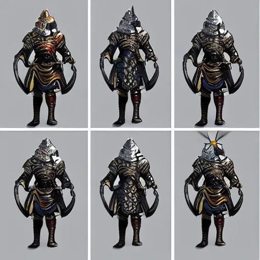 Image similar to medieval armor, digital art, 4 k, fantasy,
