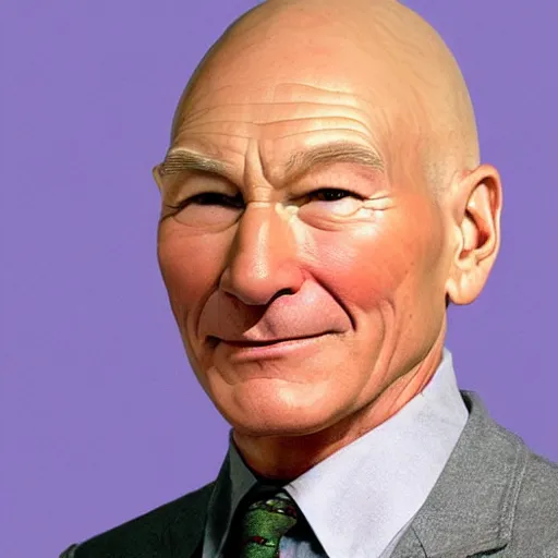 Image similar to patrick stewart as the real buzz lightyear