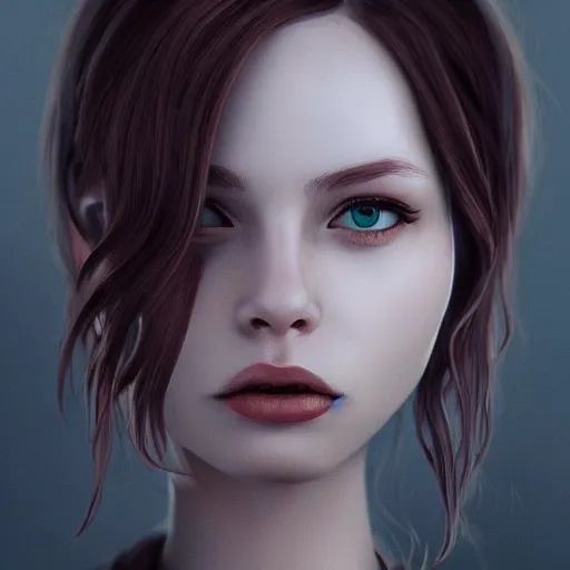 Prompt: beautiful girl with human face and xenomorph body, cute - fine - face, pretty face, realistic shaded perfect face, fine details, 8 k, moody lighting, cinematic lighting,