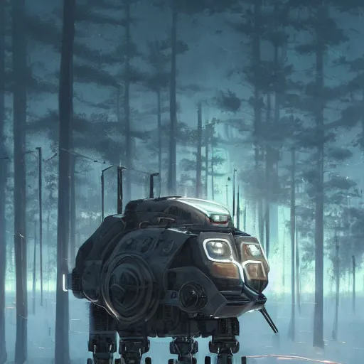 Image similar to centered portrait of white cybernetic panzerwolf made of steel and gold in light armor, by simon stalenhag, by ian pesty and alena aenami and makoto shinkai, concept art, matte painting, washed colors,