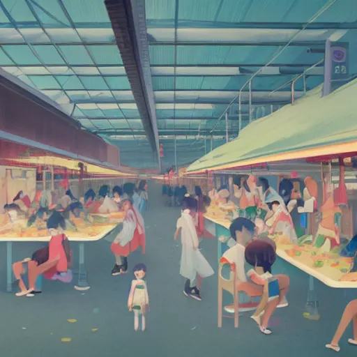 Image similar to a hawker centre by hsiao ron cheng