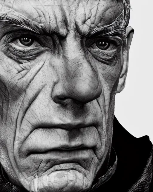 Prompt: an epic dramatic portrait of magneto, detailed face, epic art, trending on artstation, deviantart, high detail, high definiton, ultra realistic, hyper realistic, photo realistic, 4 k uhd