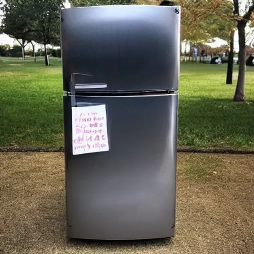 Prompt: reincarnated as a refrigerator