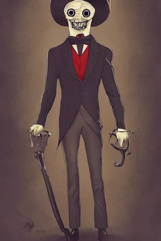 Prompt: mr peanut in sleepy hollow, full body, big two toned eyes, top hat and monocle, horror, intricate details, cinematic, epic, realistic, anatomy, tomer hanuka, uplight, artstation, photorealistic, scary