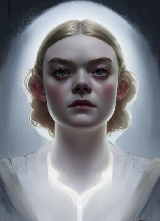 Prompt: symmetry!! portrait of elle fanning in dishonored, horror, fashion, dark!! intricate, elegant, highly detailed, digital painting, artstation, concept art, smooth, sharp focus, illustration, art by artgerm and greg rutkowski and alphonse mucha