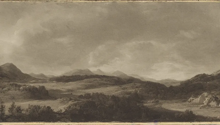 Prompt: Photograph of a landscape