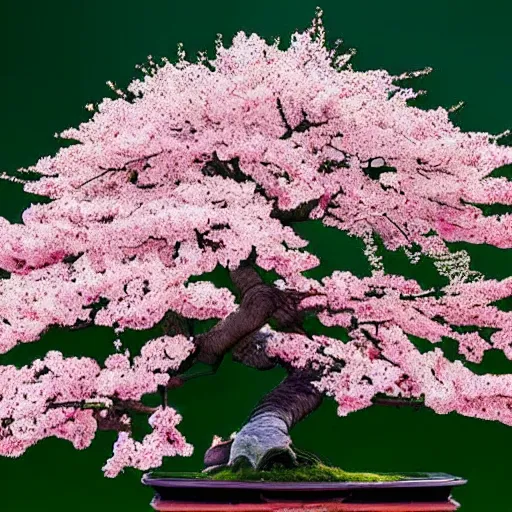 Image similar to beautiful photo of sakura bonsai , hd ,very relaxing