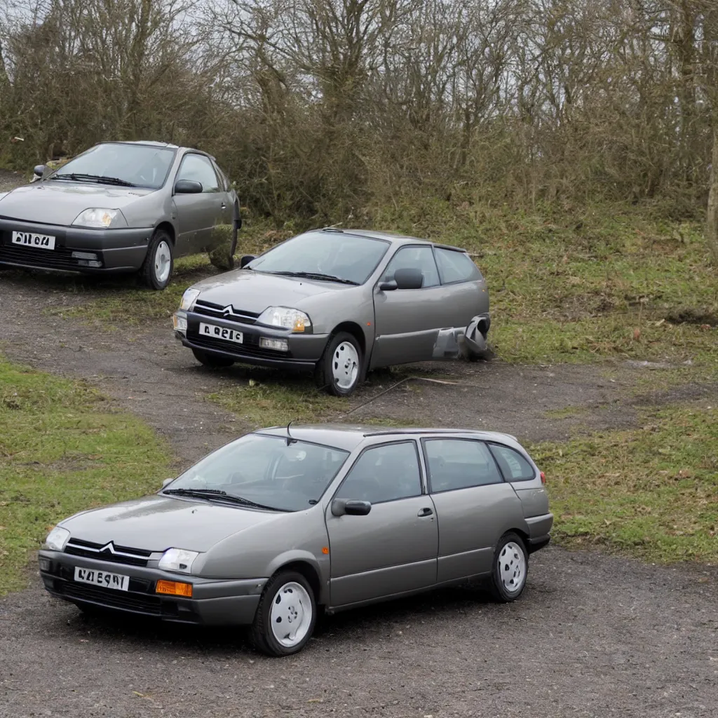 Prompt: a photo of a citroen xantia