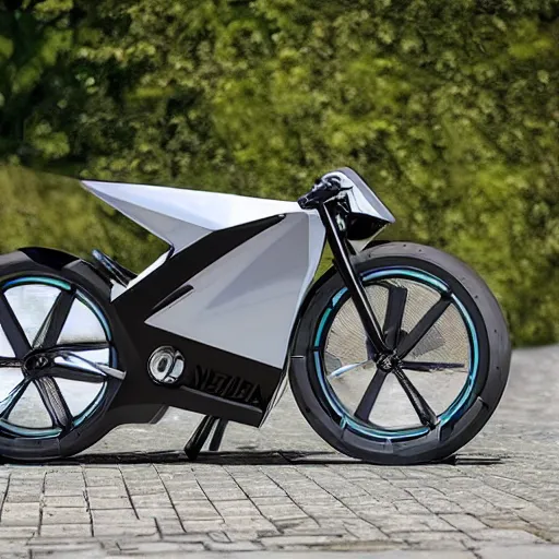 Image similar to nikola tesla designs street bike