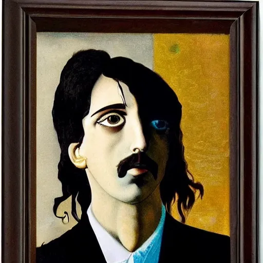 Prompt: portrait of porter robinson by salvador dali