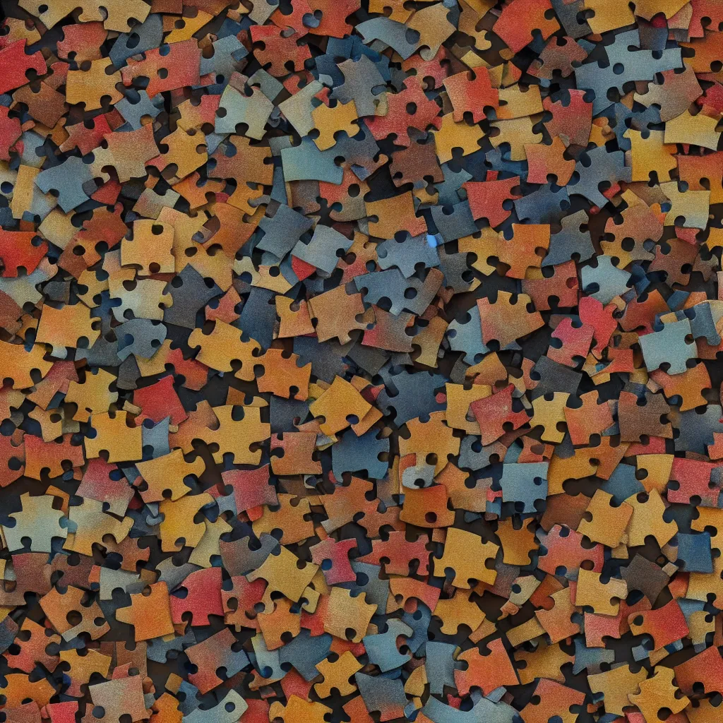 Prompt: puzzle set texture, 4k