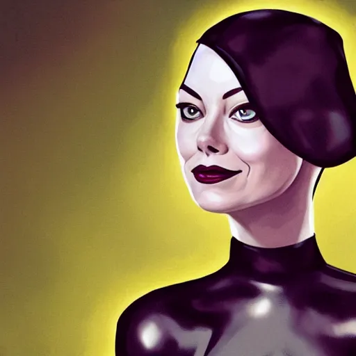 Image similar to A portrait of Emma Stone as Catwoman
