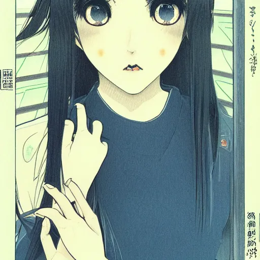 Image similar to young girl by suehiro maruo, detailed, manga, illustration