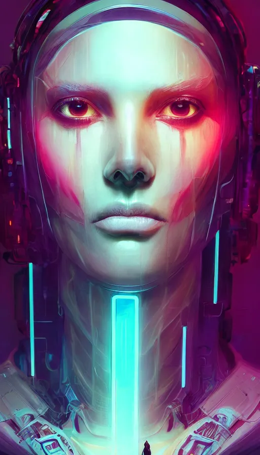 Prompt: I have no mouth and i want to scream, cyberpunk angry gorgeous android, William Gibson, neon, fibonacci, sweat drops, insane, intricate, highly detailed, digital painting, artstation, concept art, smooth, sharp focus, illustration, Unreal Engine 5, 8K, art by artgerm and greg rutkowski and alphonse mucha