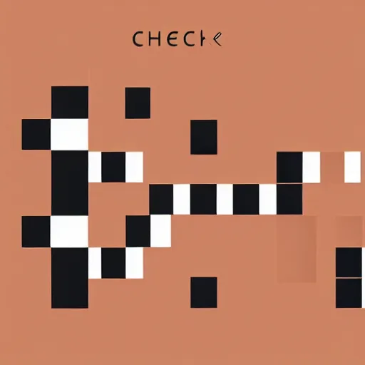 Image similar to a modern stylized minimalist logo for a chess - themed dating app named checkmate, award winning graphic design, smooth