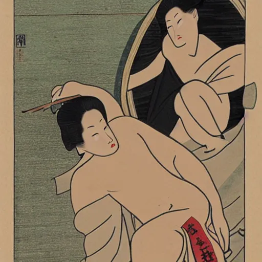 Image similar to shunga art