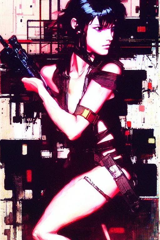 Image similar to synthwave, painting by john william waterhouse, yoji shinkawa