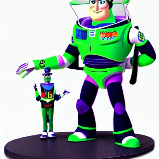 Prompt: napoleon as a buzz lightyear soldier,