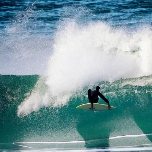 Image similar to a man riding a wave on top of a surfboard, national geographic contest winner, shutterstock contest winner, naturalism, behance hd