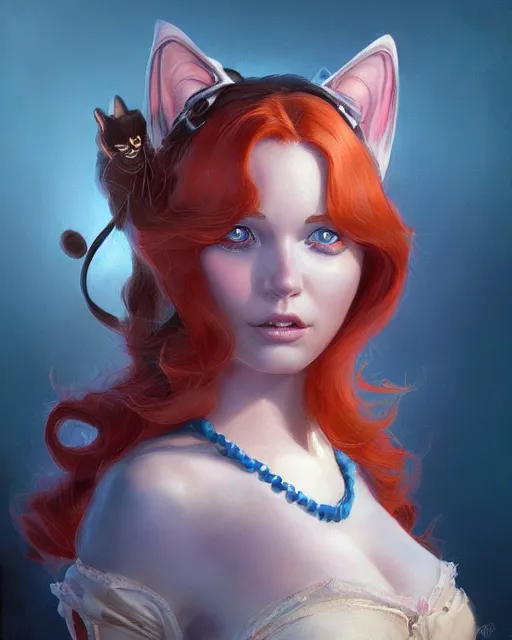 Prompt: miss fortune the cat | highly detailed | from the pixar film sneaky cats | very intricate | cinematic lighting | award - winning | closeup portrait | by donato giancola and mandy jurgens and charlie bowater | featured on artstation