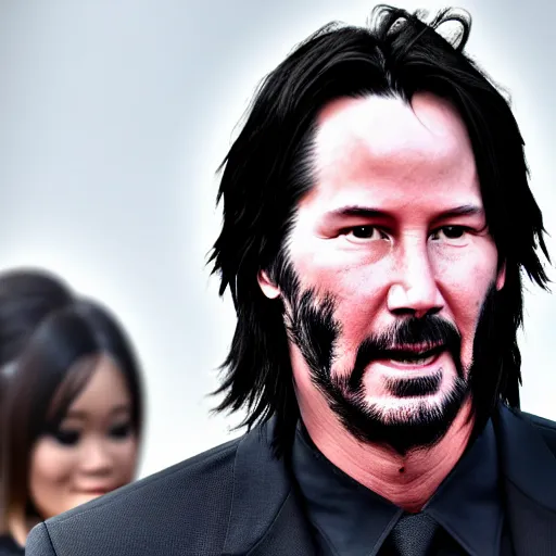 Prompt: keanu reeves as ghostrider 8 k detailed